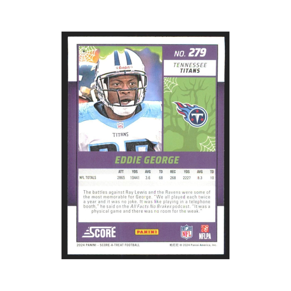 2024 Score-A-Treat Eddie George Titans #279