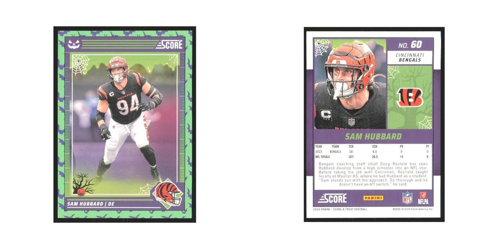 2024 Score-A-Treat Sam Hubbard Bengals #60