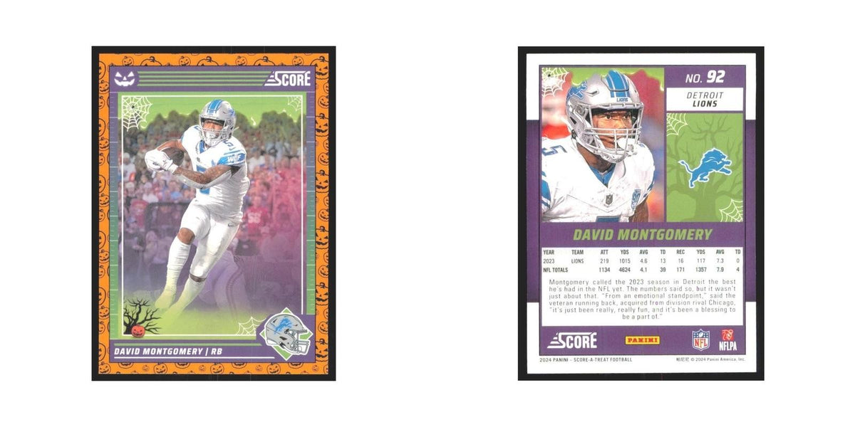 2024 Score-A-Treat David Montgomery Lions #92