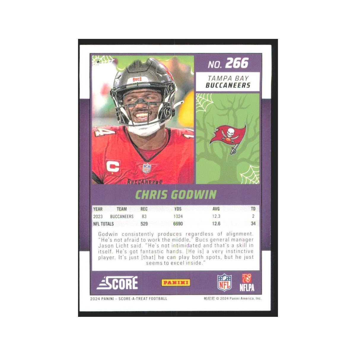 2024 Score-A-Treat Chris Godwin Buccaneers #266