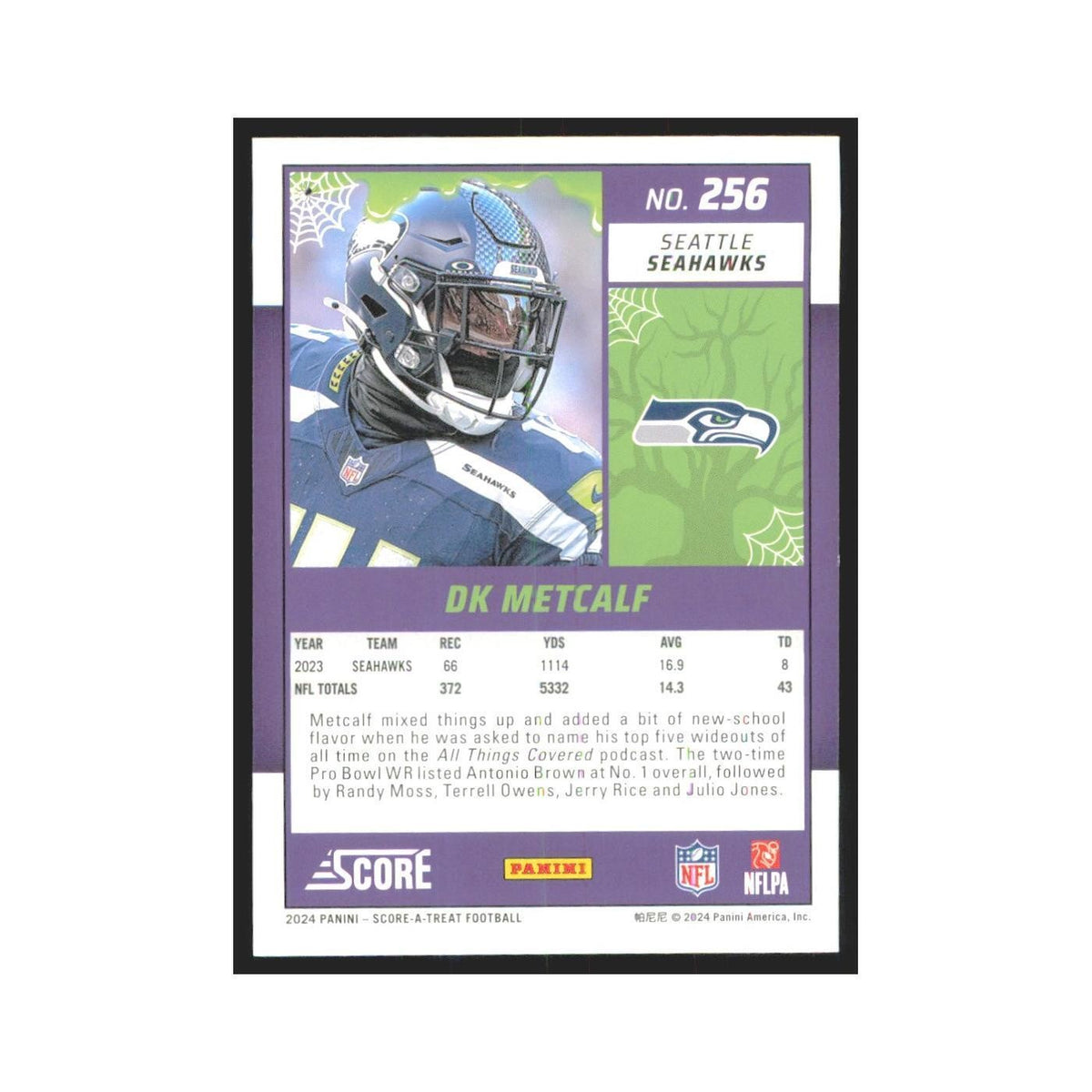 2024 Score-A-Treat DK Metcalf Seahawks #256