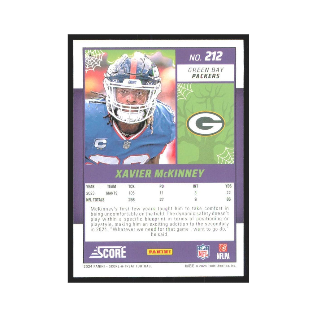 2024 Score-A-Treat Xavier McKinney Packers #212