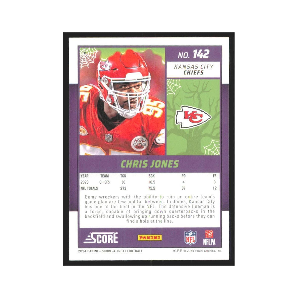 2024 Score-A-Treat Chris Jones Chiefs #142