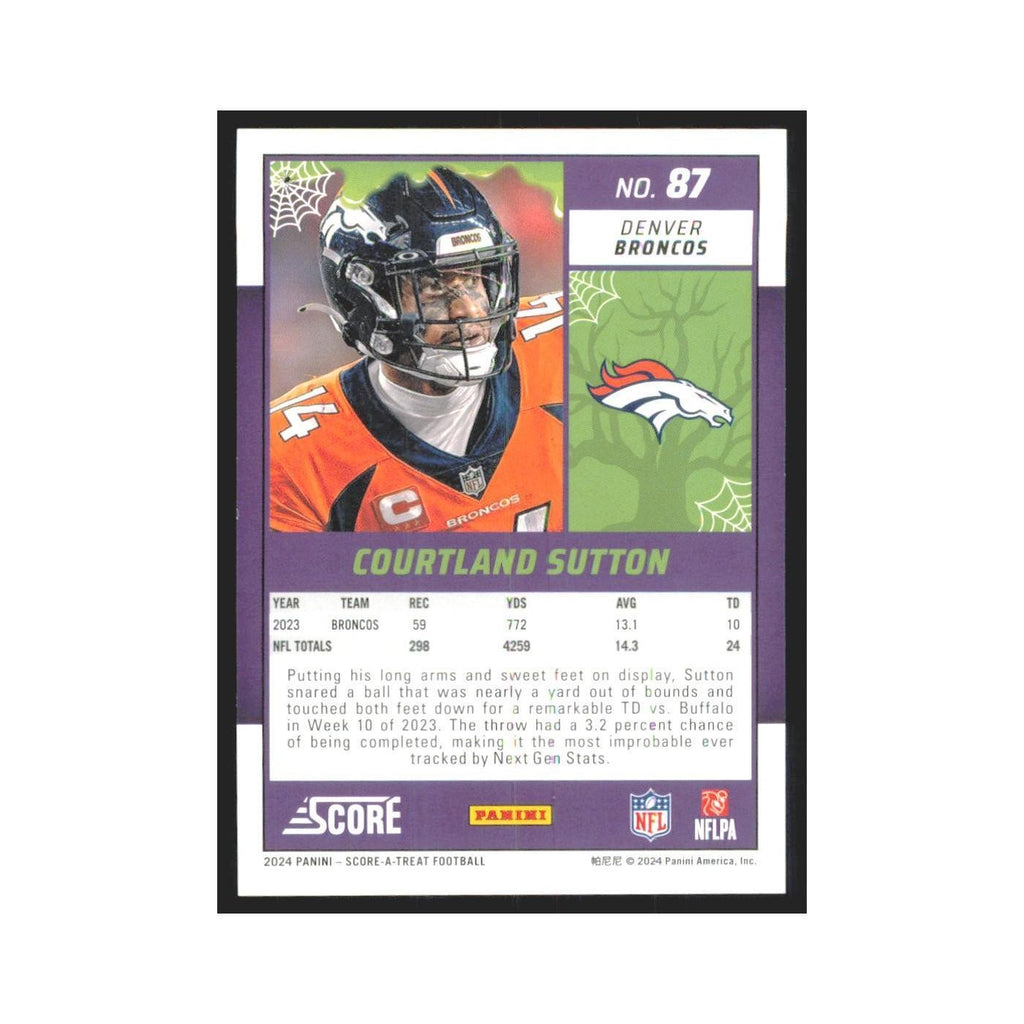 2024 Score-A-Treat Courtland Sutton Broncos #87