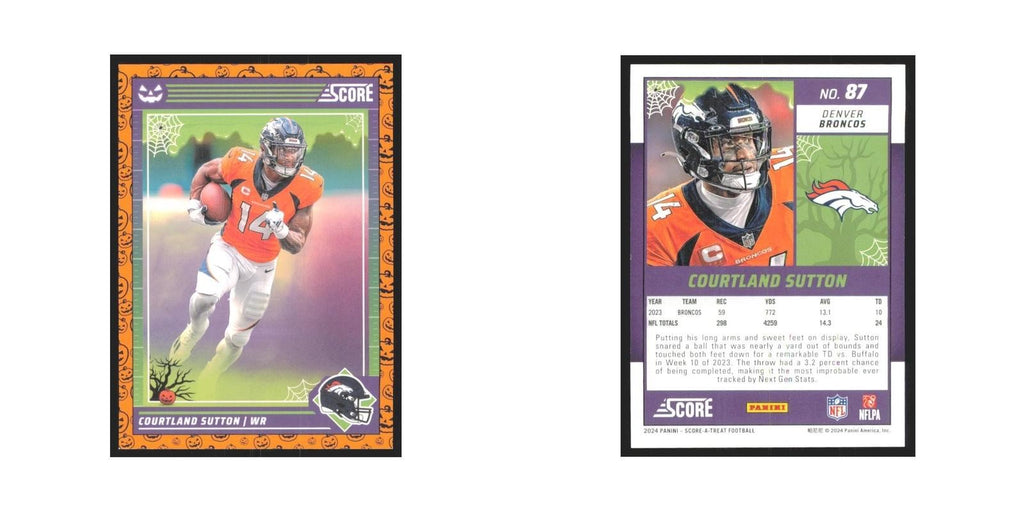 2024 Score-A-Treat Courtland Sutton Broncos #87