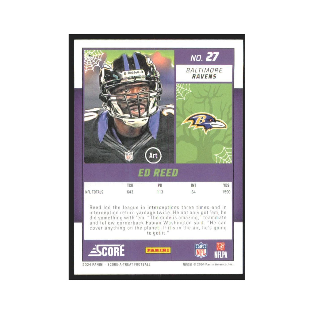 2024 Score-A-Treat Ed Reed Ravens #27