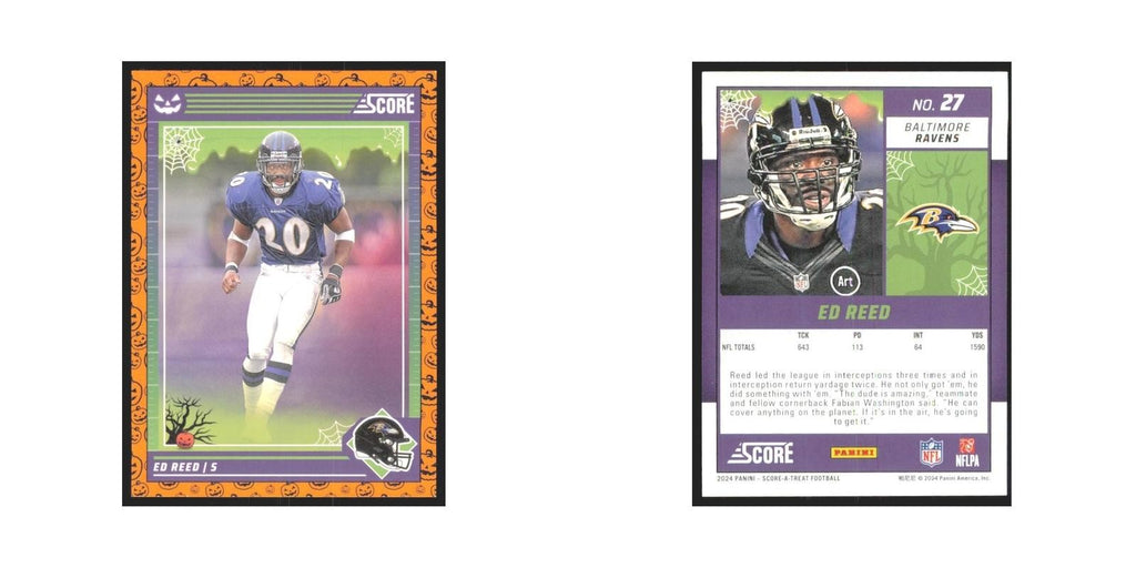 2024 Score-A-Treat Ed Reed Ravens #27