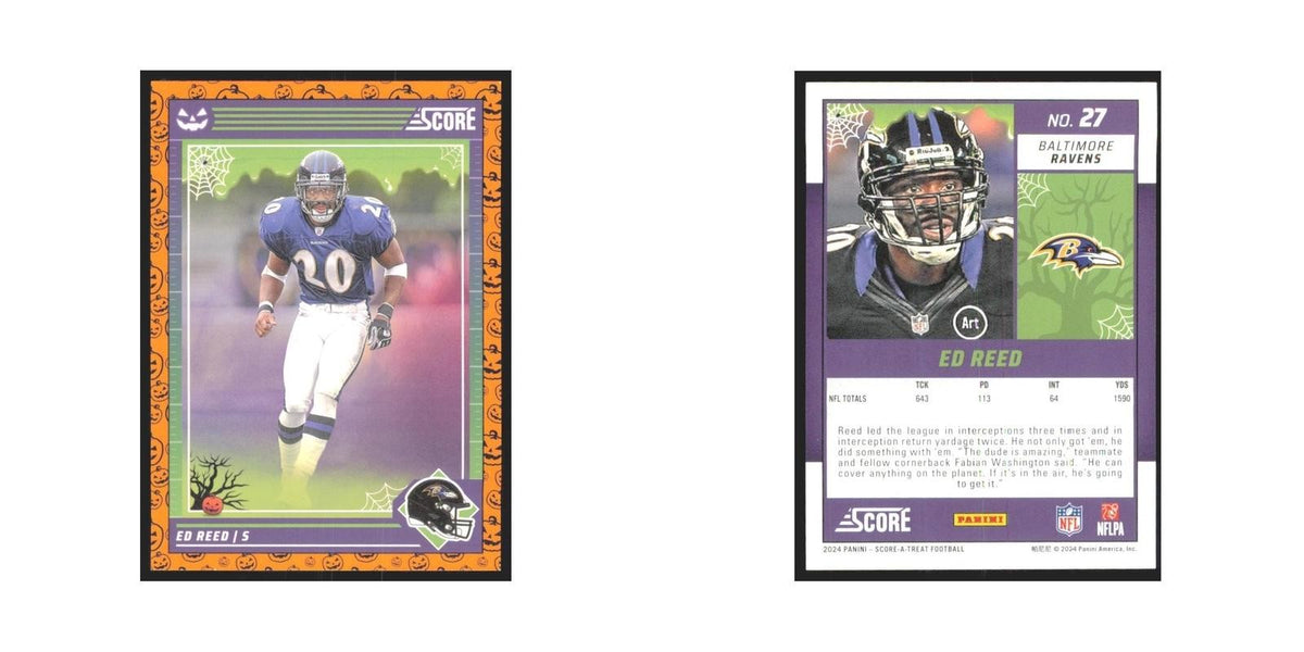 2024 Score-A-Treat Ed Reed Ravens #27