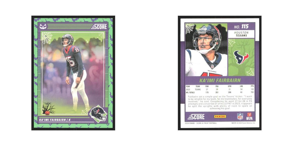 2024 Score-A-Treat Ka'imi Fairbairn Texans #115