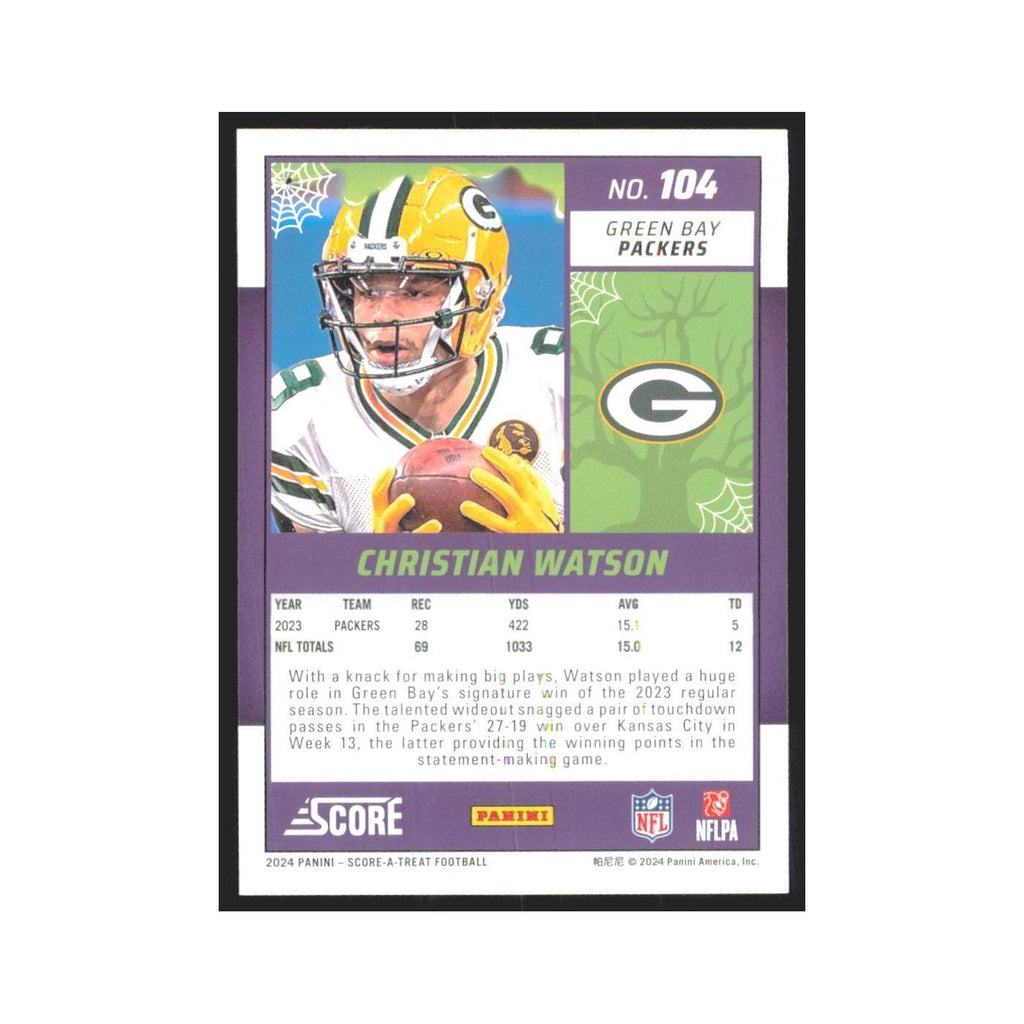 2024 Score-A-Treat Christian Watson Packers #104
