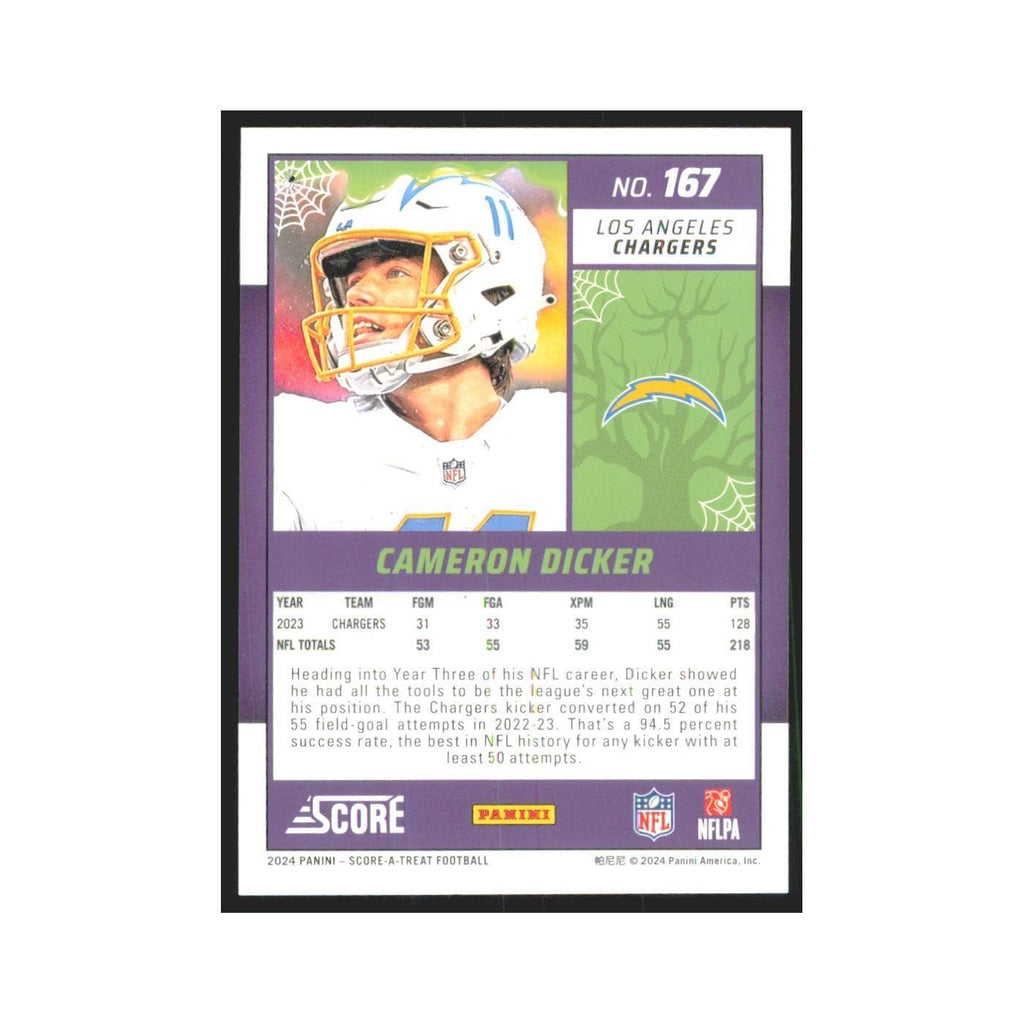 2024 Score-A-Treat Cameron Dicker Chargers #167
