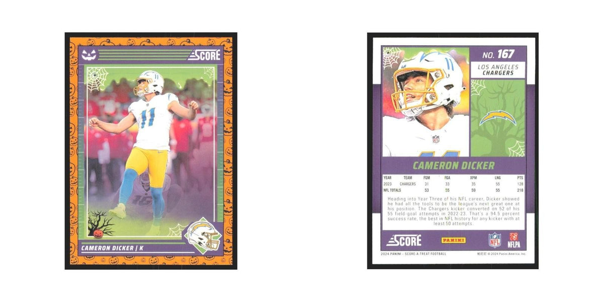 2024 Score-A-Treat Cameron Dicker Chargers #167