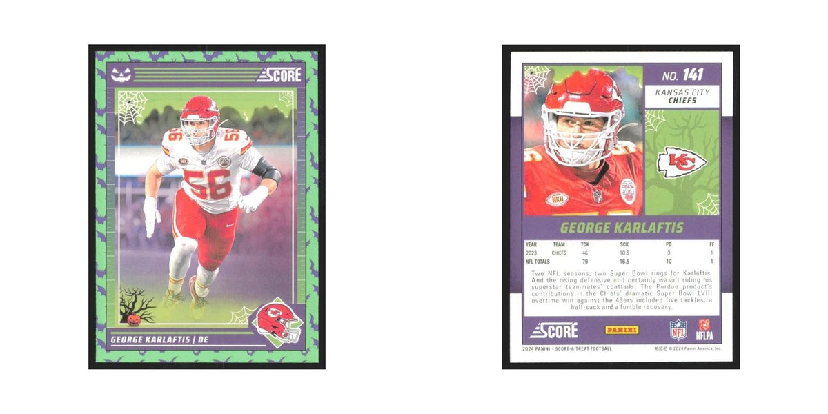 2024 Score-A-Treat George Karlaftis Chiefs #141