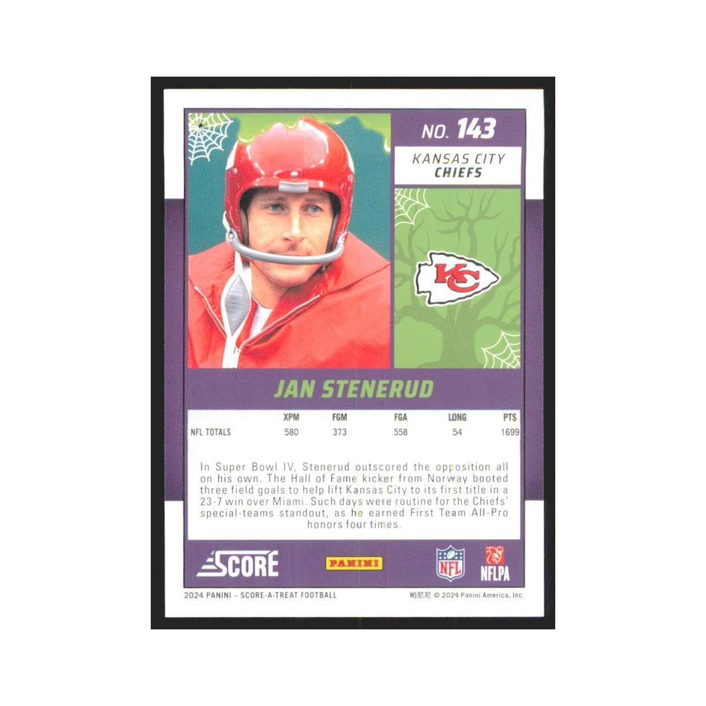 2024 Score-A-Treat Jan Stenerud Chiefs #143