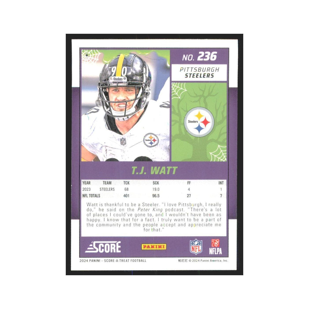 2024 Score-A-Treat T.J. Watt Steelers #236