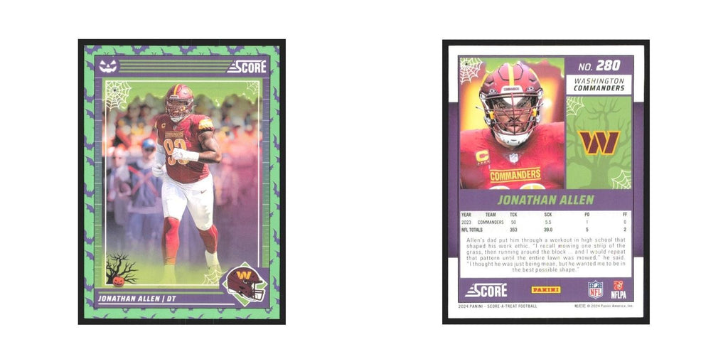 2024 Score-A-Treat Jonathan Allen Commanders #280