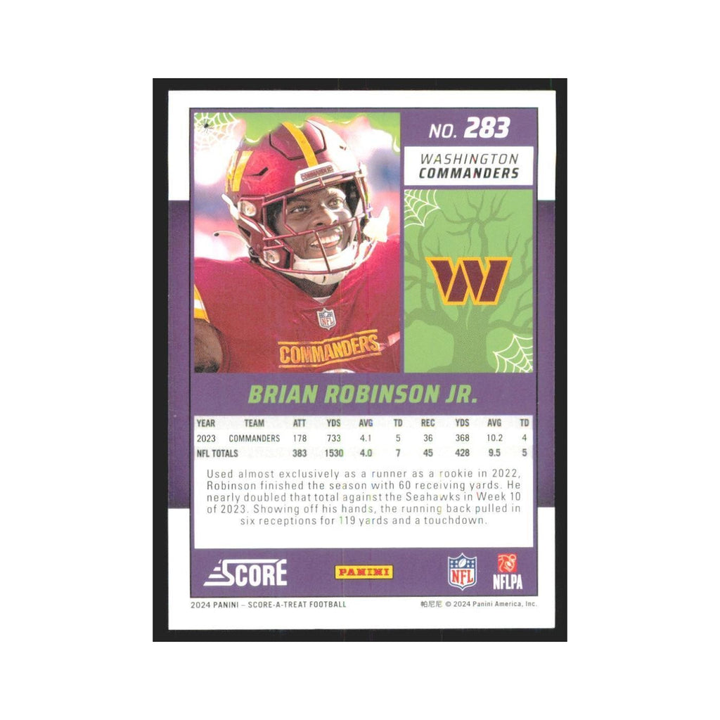 2024 Score-A-Treat Brian Robinson Jr. Commanders #283