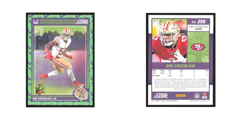 2024 Score-A-Treat Dre Greenlaw 49ers #250