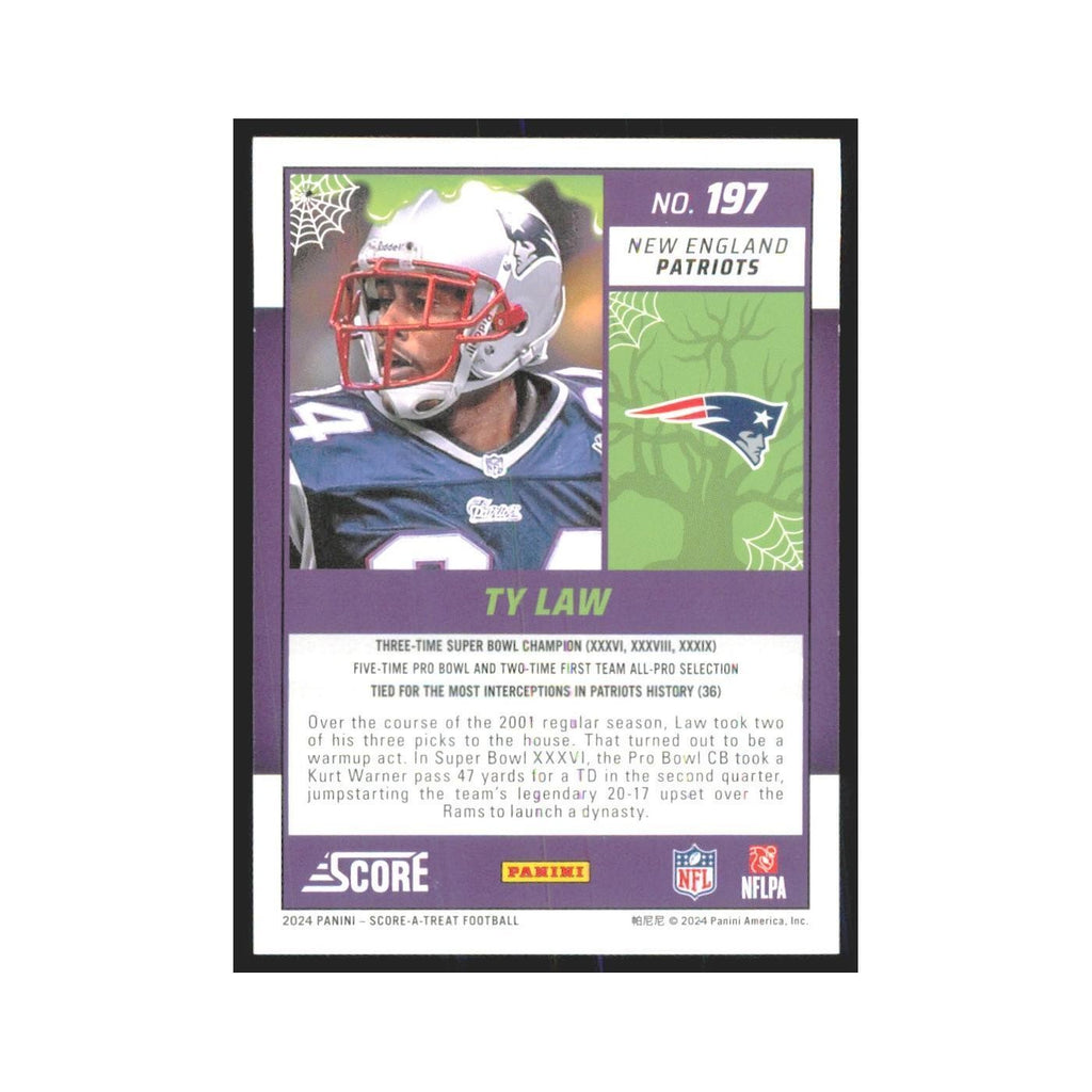 2024 Score-A-Treat Ty Law Patriots #197