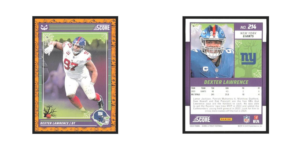 2024 Score-A-Treat Dexter Lawrence Giants #214