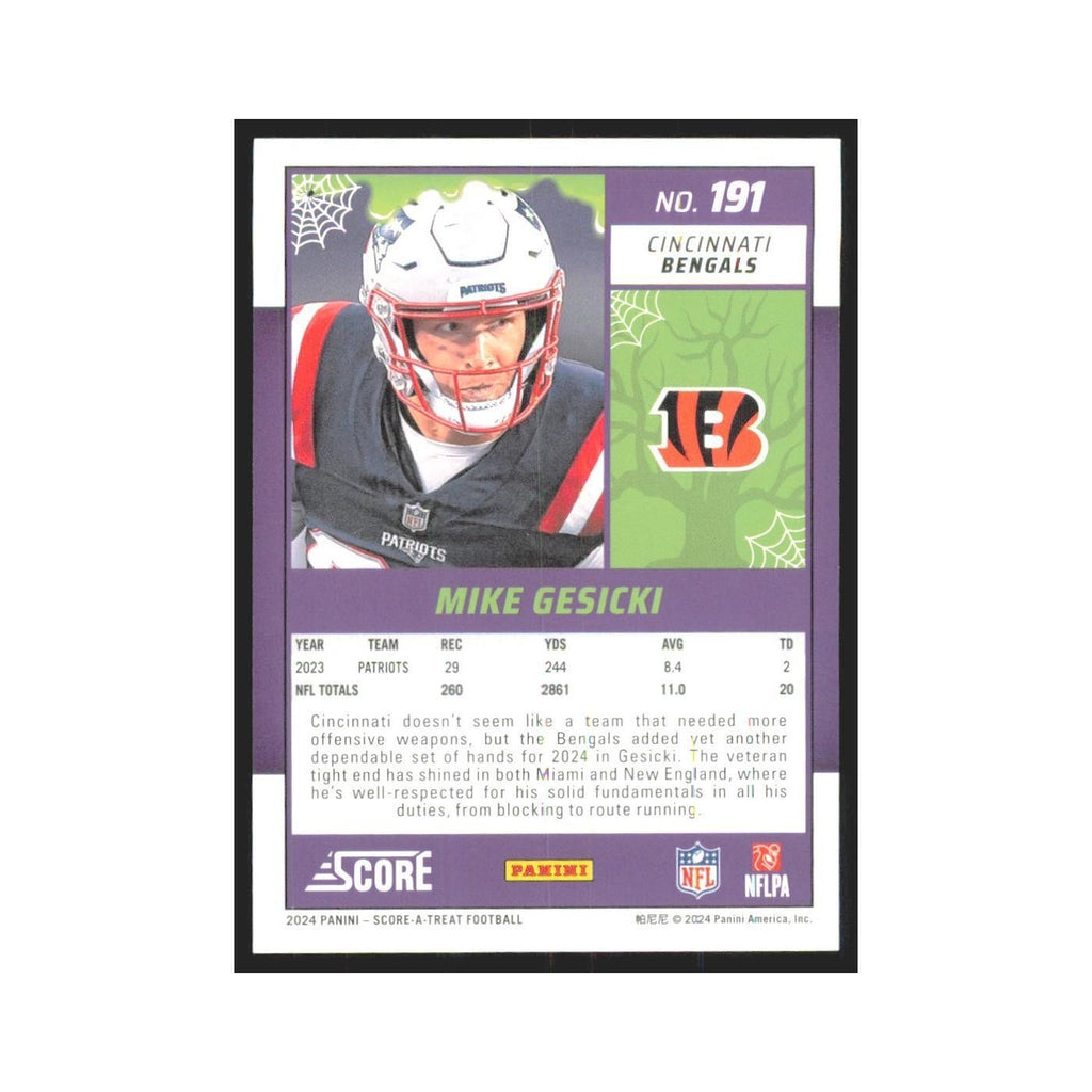 2024 Score-A-Treat Mike Gesicki Bengals #191