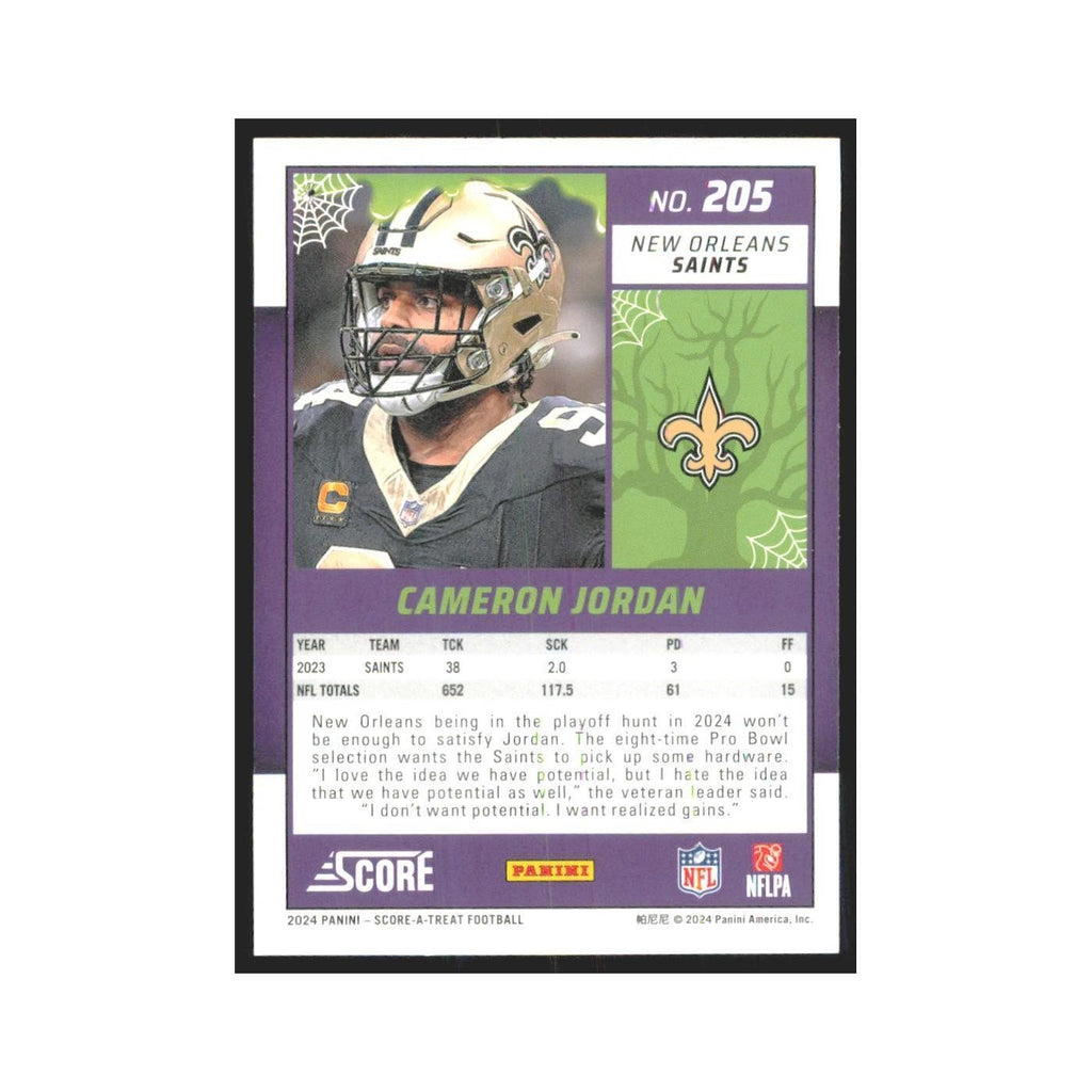 2024 Score-A-Treat Cameron Jordan Saints #205