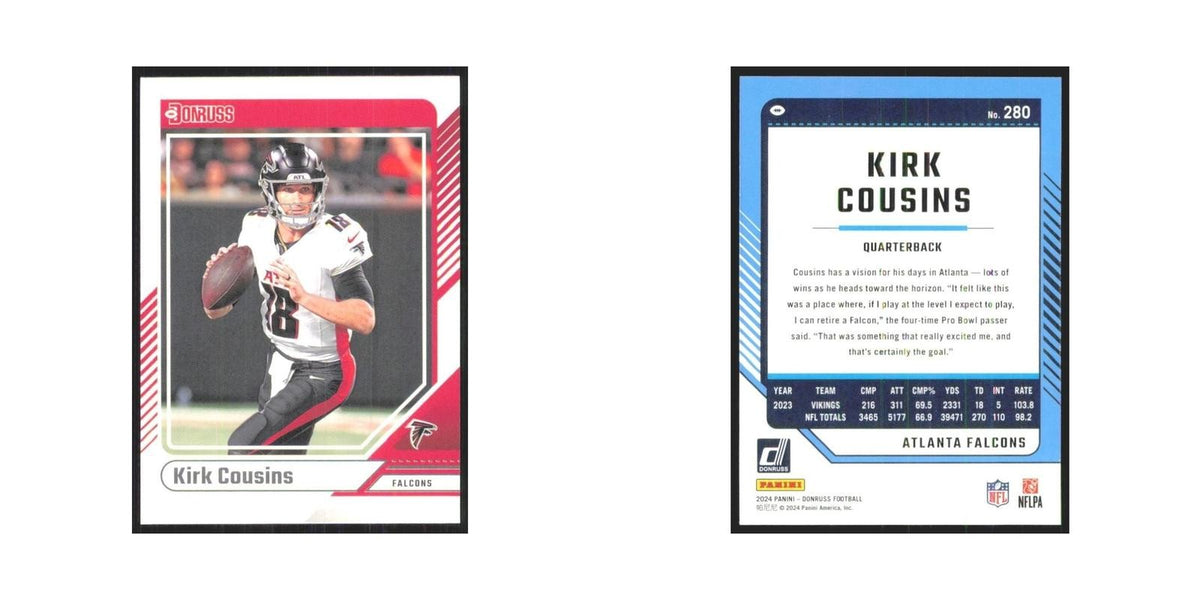 2024 Donruss Kirk Cousins Falcons #280
