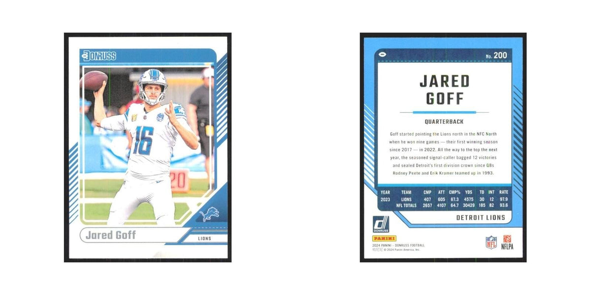 2024 Donruss Jared Goff Lions #200