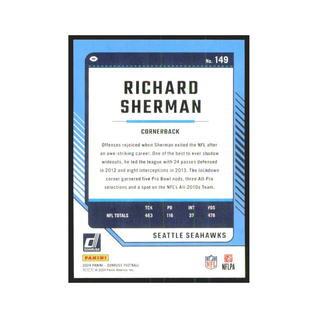 2024 Donruss Richard Sherman Seahawks #149