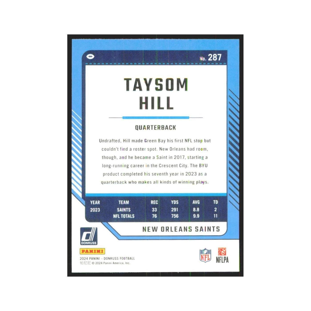 2024 Donruss Taysom Hill Saints #287