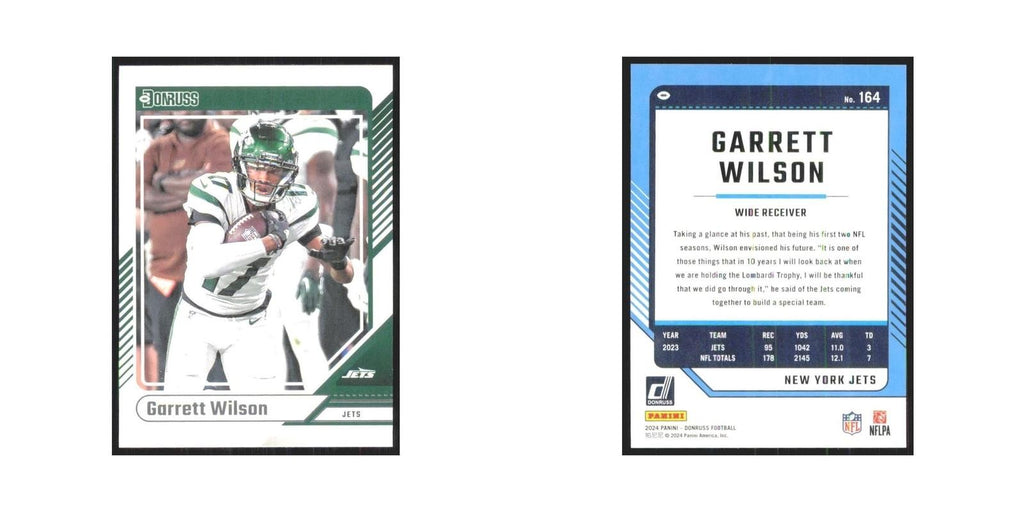 2024 Donruss Garrett Wilson Jets #164