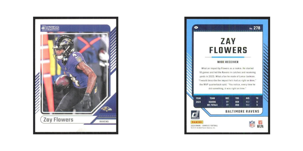 2024 Donruss Zay Flowers Ravens #278