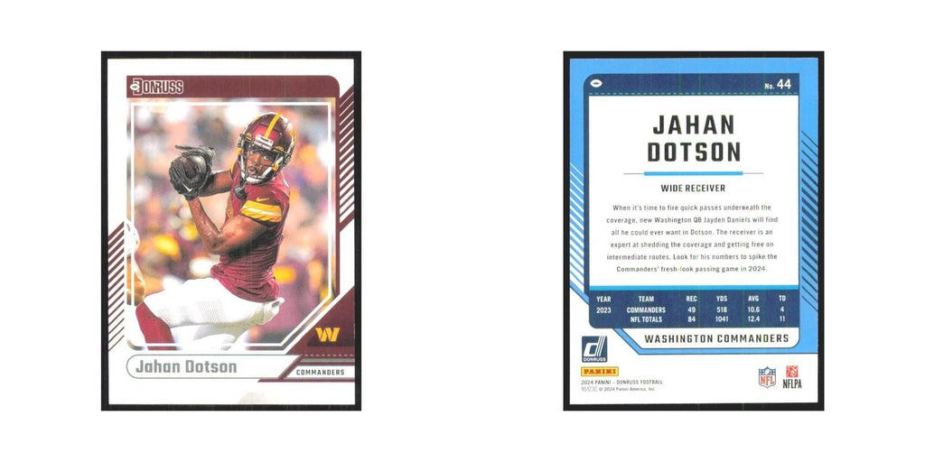 2024 Donruss Jahan Dotson Commanders #44