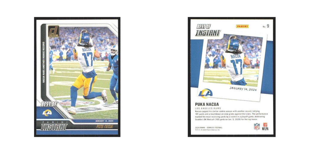2024 Donruss Puka Nacua Rams #9