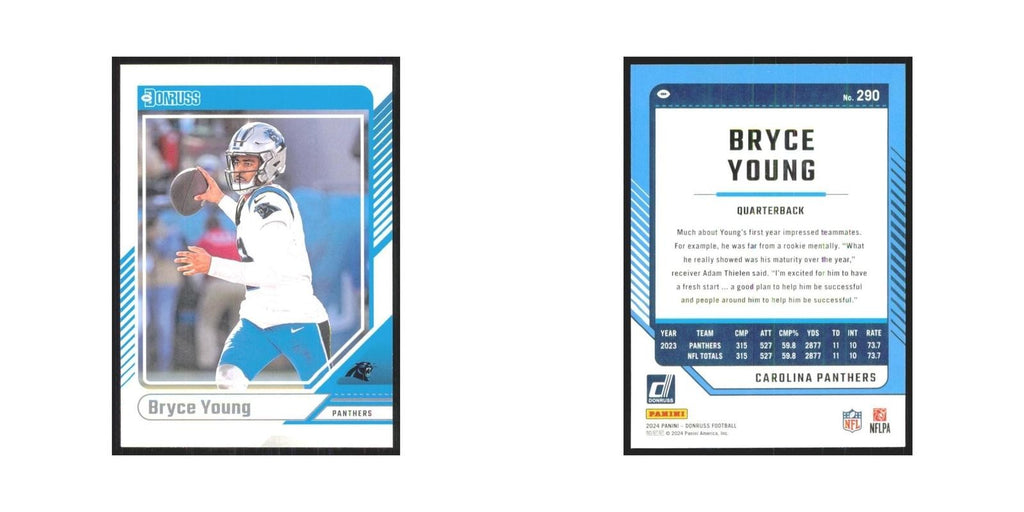 2024 Donruss Bryce Young Panthers #290