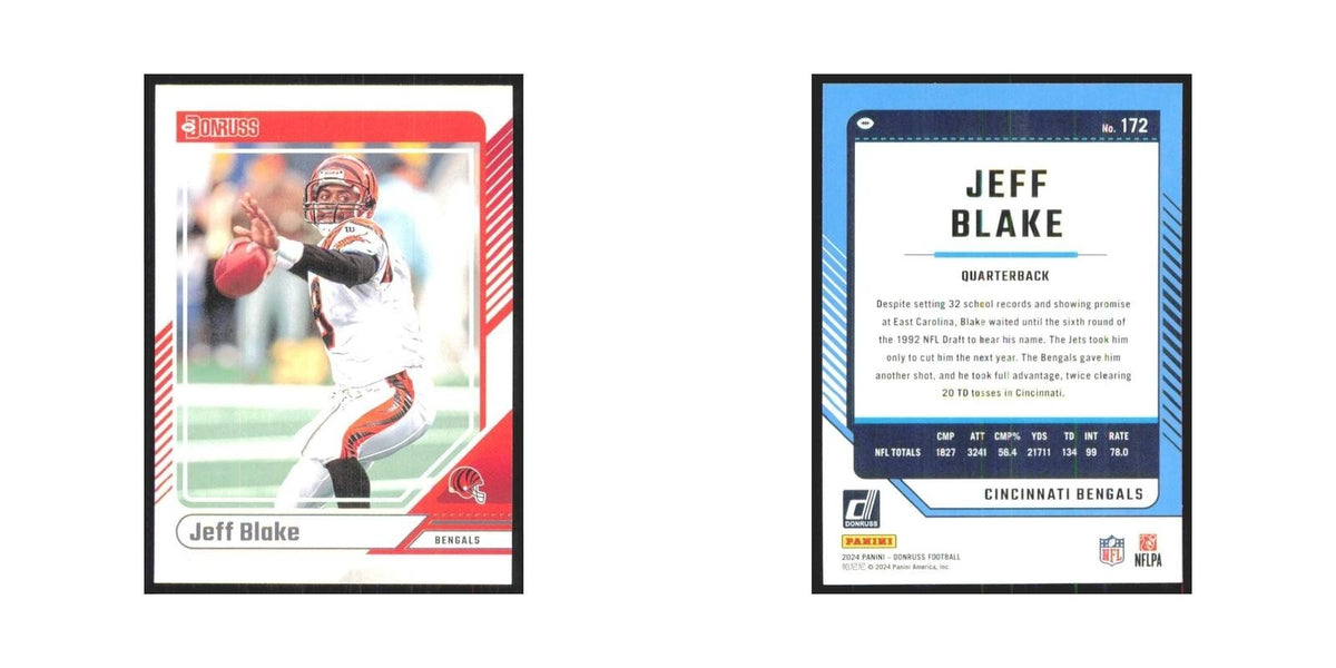 2024 Donruss Jeff Blake Bengals #172