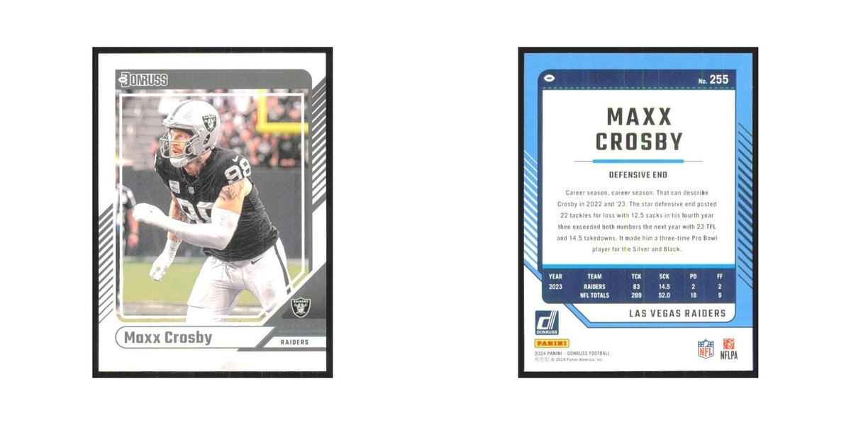 2024 Donruss Maxx Crosby Raiders #255