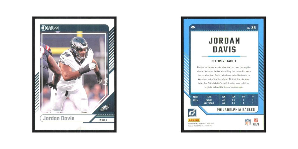 2024 Donruss Jordan Davis Eagles #36