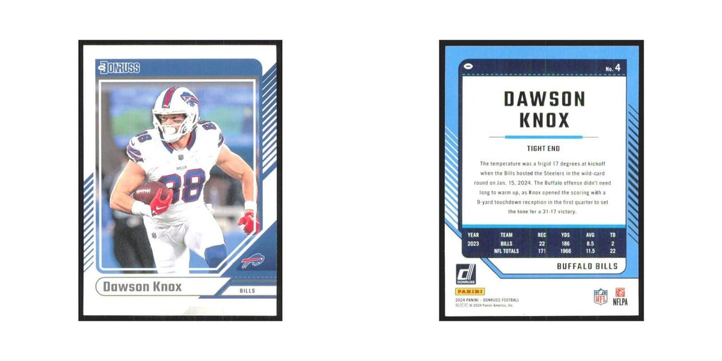 2024 Donruss Dawson Knox Bills #4