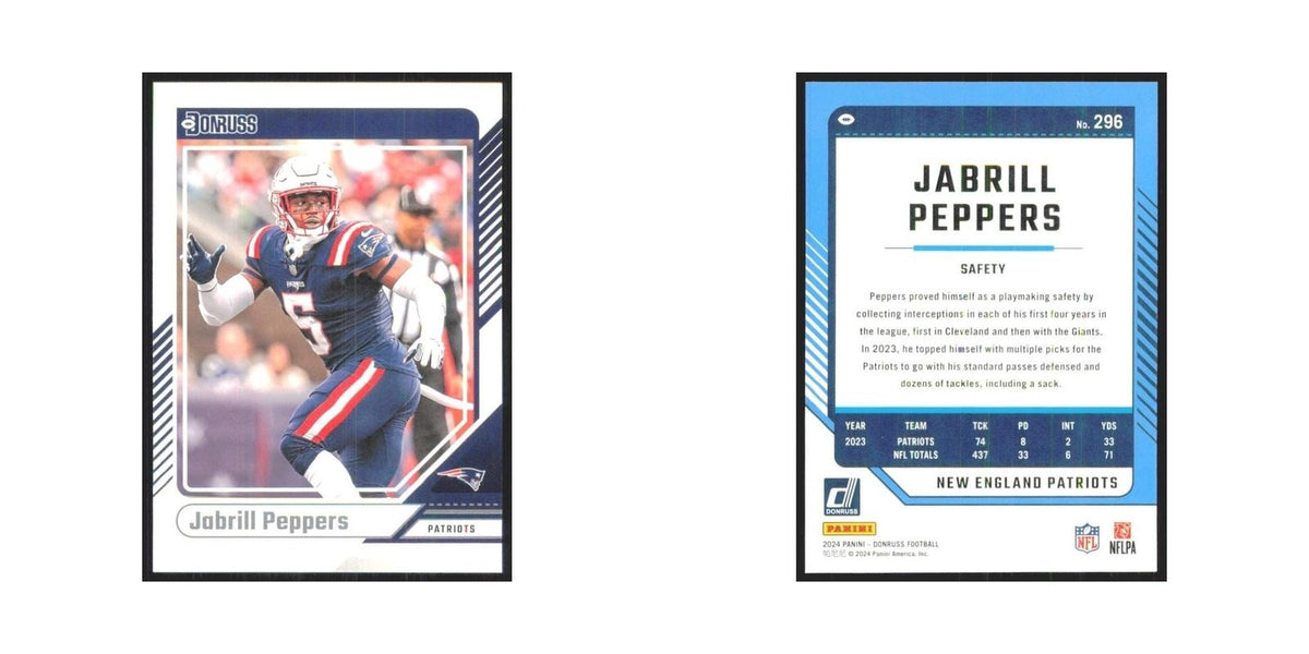 2024 Donruss Jabrill Peppers Patriots #296