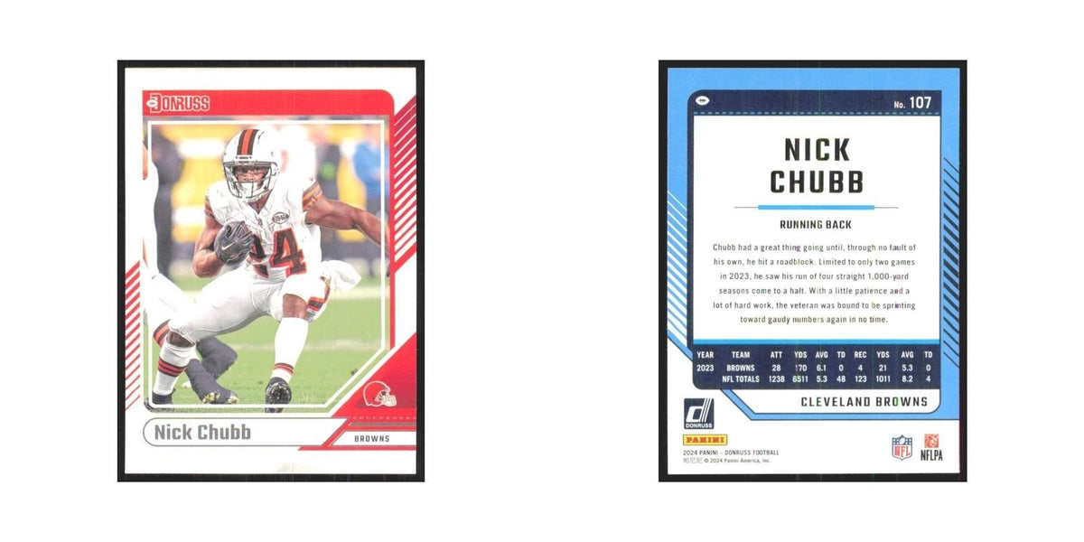 2024 Donruss Nick Chubb Browns #107