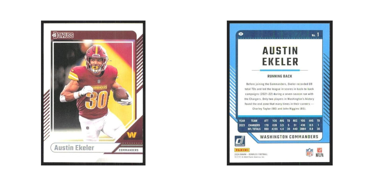 2024 Donruss Austin Ekeler Commanders #1
