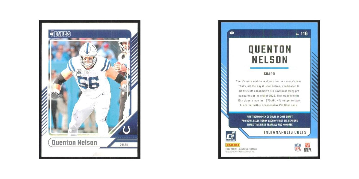 2024 Donruss Quenton Nelson Colts #116