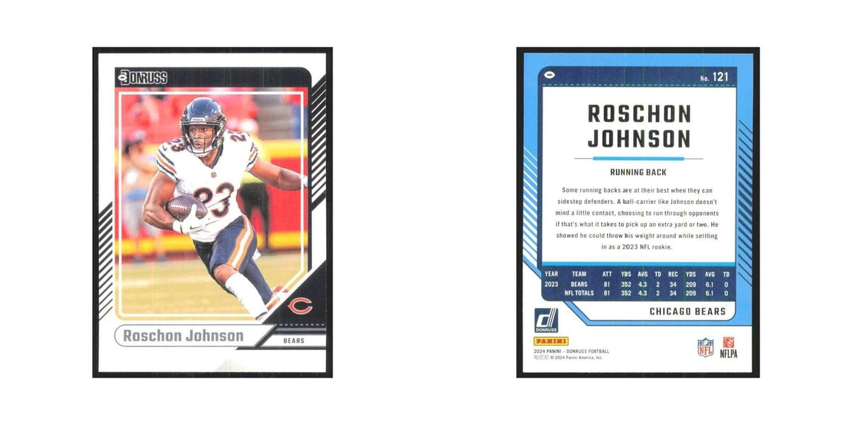 2024 Donruss Roschon Johnson Bears #121