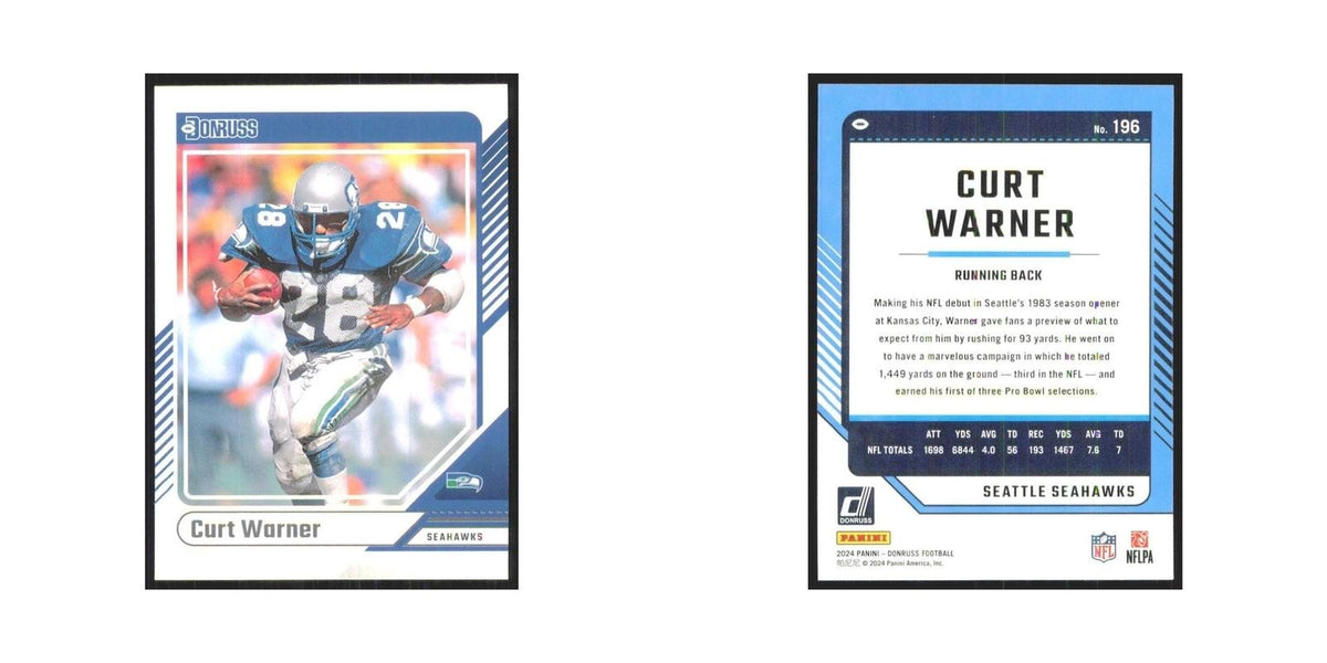 2024 Donruss Curt Warner Seahawks #196