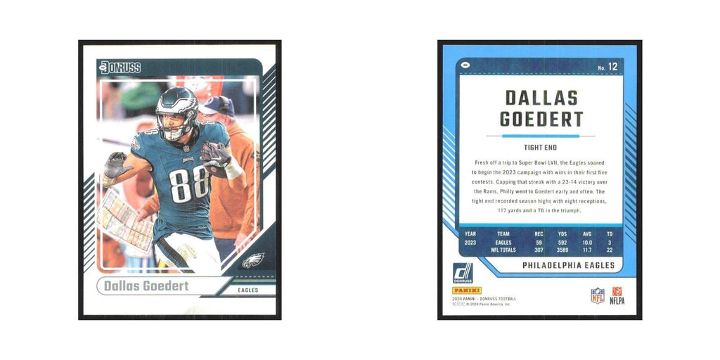 2024 Donruss Dallas Goedert Eagles #12