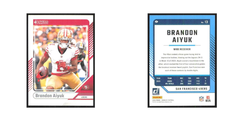 2024 Donruss Brandon Aiyuk 49ers #13