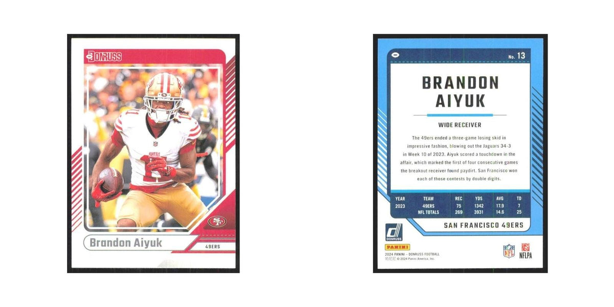 2024 Donruss Brandon Aiyuk 49ers #13