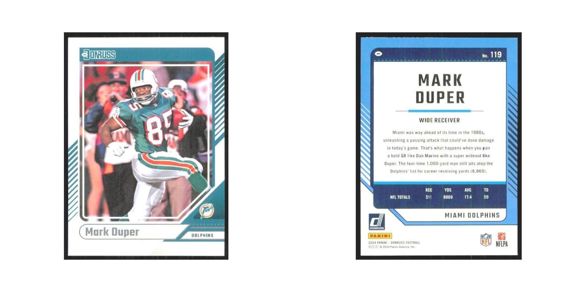 2024 Donruss Mark Duper Dolphins #119
