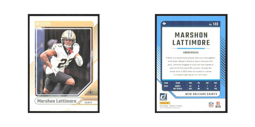 2024 Donruss Marshon Lattimore Saints #133